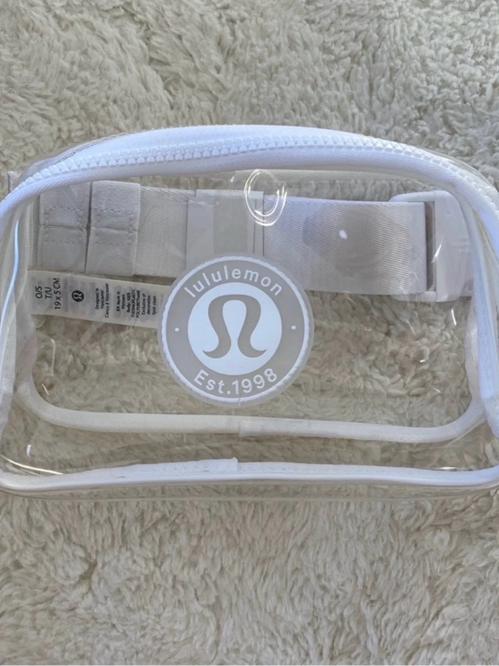 Lululemon Clear Belt Bag